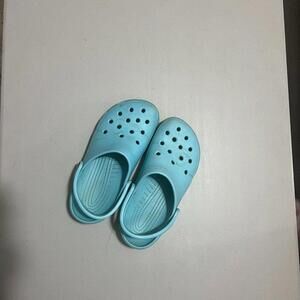 Crocs classic clog light blue teal W8 M6